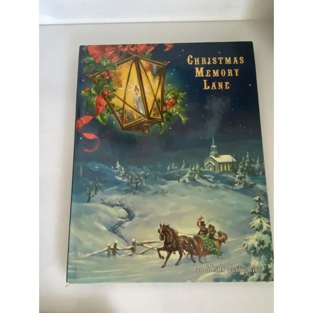 Christmas Memory Lane Ideals Publication Co. Hardback‎ Book Christmas 1962